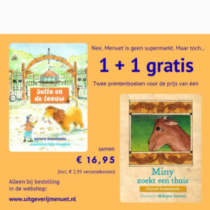 1+1 actie prentenboeken Gerard Sonnemans
